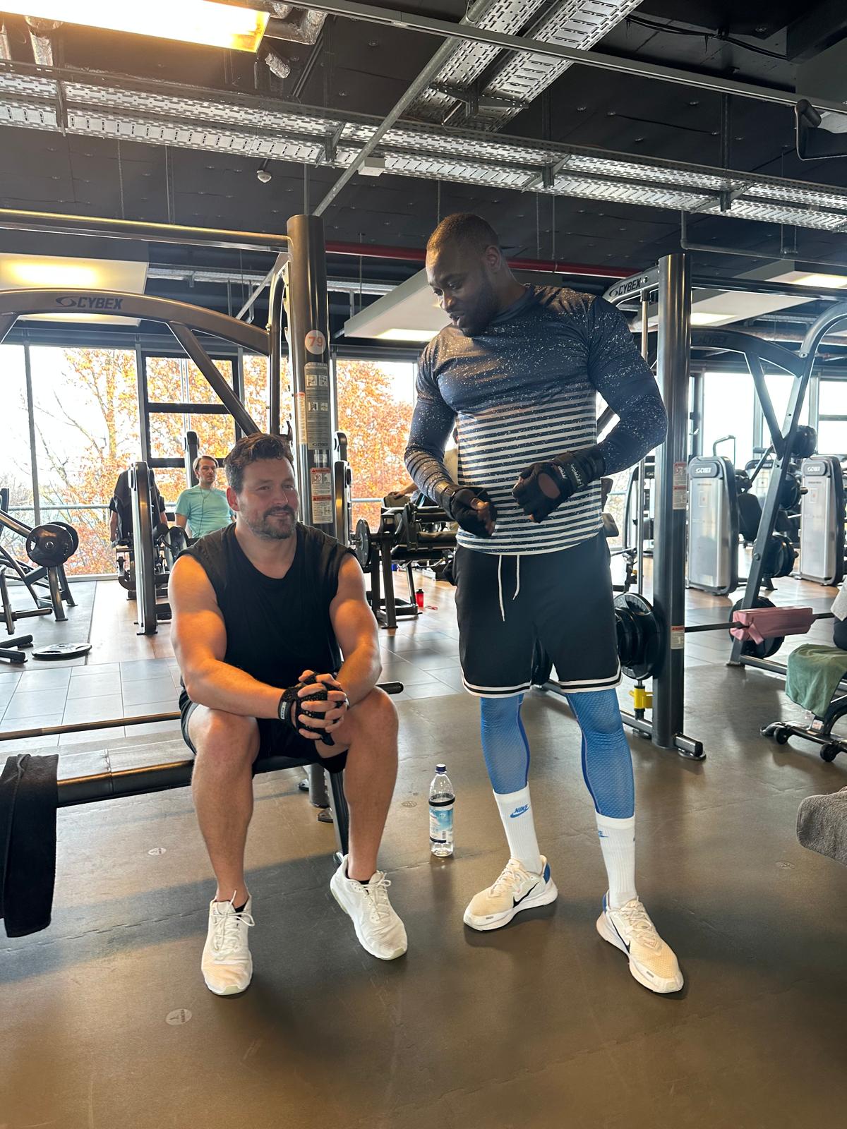 Chris beim Personal Training